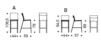tabouret-isabel-cattelan-italia-dimensions