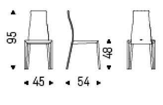 Kay Couture Chair Cattelan Italia sizes