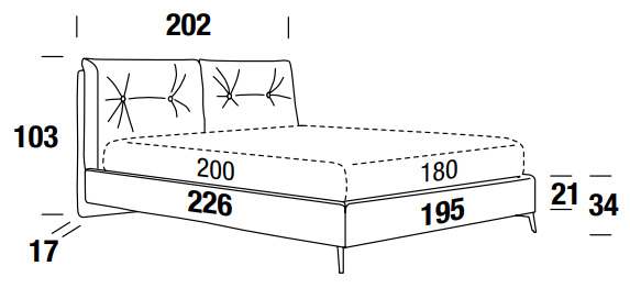 Scotty Felis bed dimensions