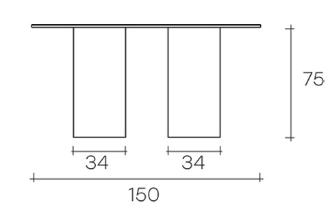table-luxor-fiam-dimensions-carrée