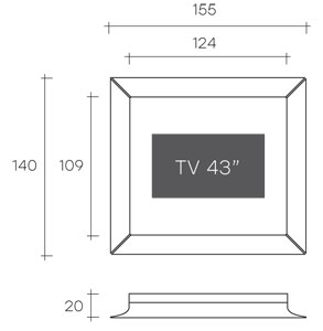 spiegel fiam muster caadre tv abmessungen
