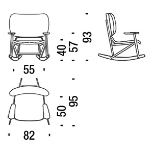 fauteuil moroso klara dimensions
