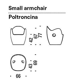 fauteuil moroso o-nest dimensions
