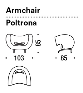 fauteuil moroso victoria and albert dimensions