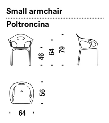 Supernatural Moroso Armchair dimensions