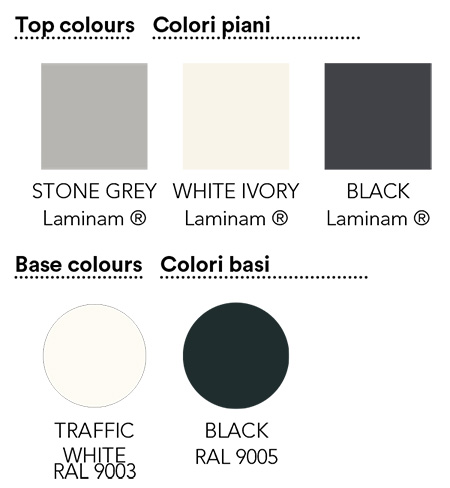 finiture tavolino moroso bloomy