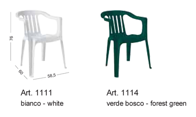 Finitions / dimensions de la chaise Giada Scab Design