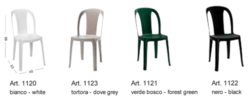 Finishes / dimensions of the Tiuana chair by Scab Design