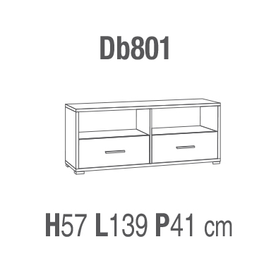 mobile 2 cassetti scheda tecnica