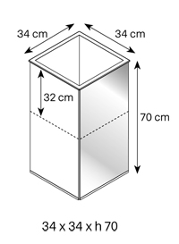 Lingo Vase Tonelli Design Größen