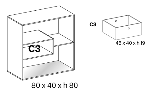 Console Liber H dimensions