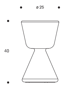 dimensions lampe Rook Tonelli Design