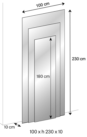 specchiera tonelli design doors misure