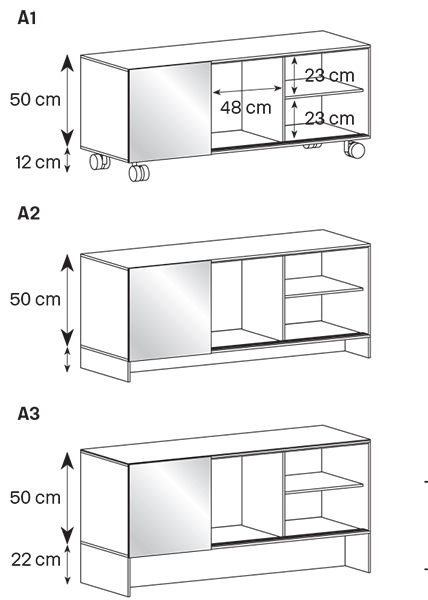buffet shoji tonelli design dimensions