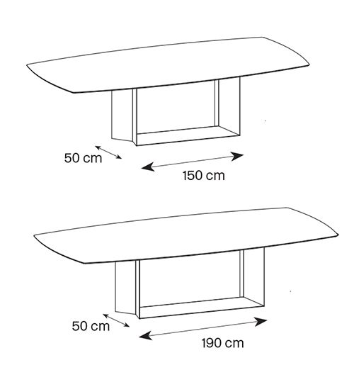 mesa t5 tonelli dimensiones